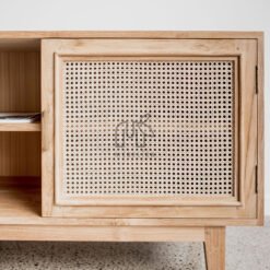 bufet kayu jati minimalis-bufet rotan-cabinet rotan-cabinet kayu jati-cabinet minimalis-sideboard