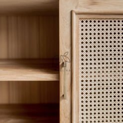 bufet kayu jati minimalis-bufet rotan-cabinet rotan-cabinet kayu jati-cabinet minimalis-sideboard