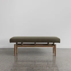 bangku kayu minimalis modern kayu jati solid