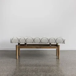 Alternative view of Bangku Minimalis Modern Ruang Tamu Kayu Jati Solid