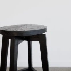 kursi bar minimalis modern kayu jati solid