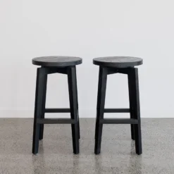 kursi bar minimalis modern kayu jati solid