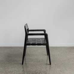 kursi cafe minimalis modern kayu jati solid