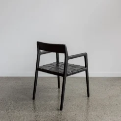 kursi cafe minimalis modern kayu jati solid