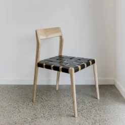 kursi makan minimalis kayu jati solid