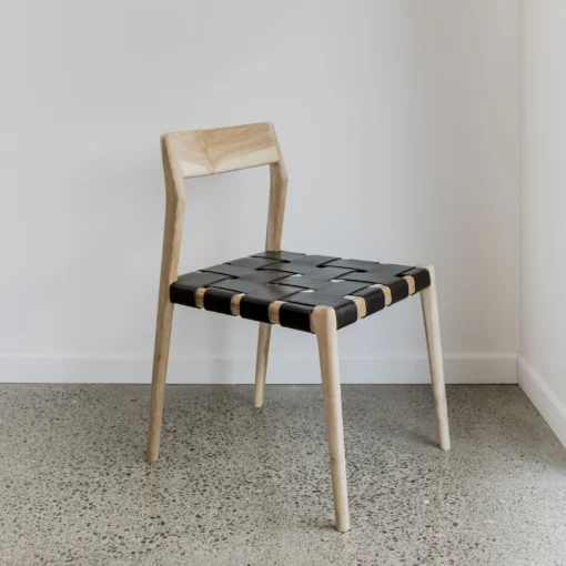 kursi makan minimalis kayu jati solid