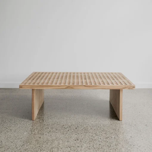 meja sofa minimalis modern kayu jati solid
