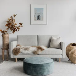 sofa ruang tamu minimalis modern kayu jati solid