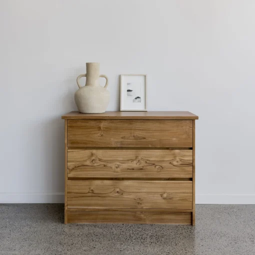 bufet laci minimalis modern kayu jati solid