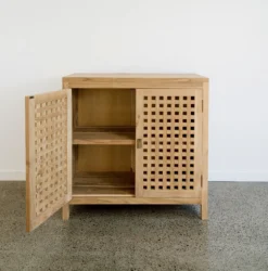 buffet kecil kayu jati minimalis modern-buffet minimalis modern