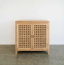 buffet kecil kayu jati minimalis modern-buffet minimalis modern