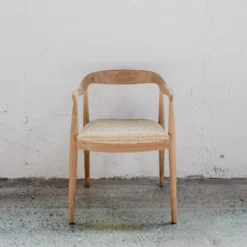 kursi makan rotan minimalis modern kayu jati