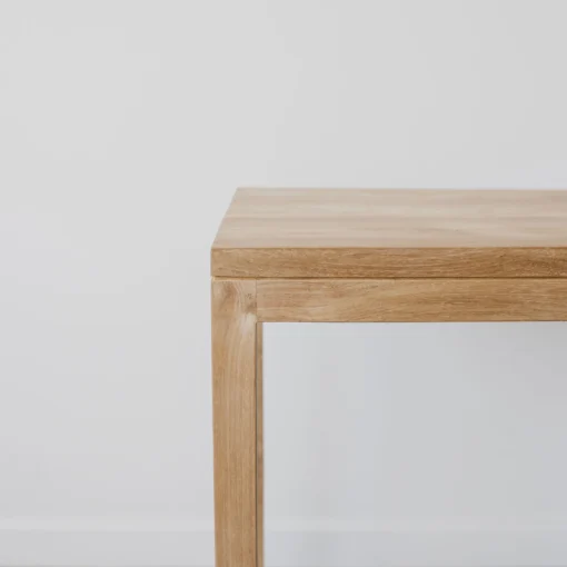 meja konsul minimalis modern kayu jati solid-meja konsul scandinavian-meja konsul kayu jati
