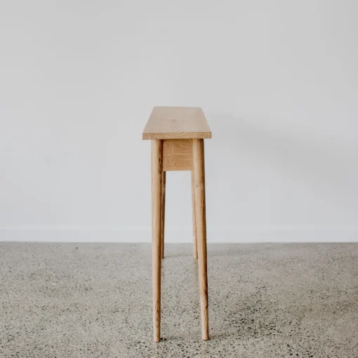 meja konsul retro minimalis modern kayu jati solid