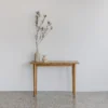 meja konsol ruang tamu minimalis modern kayu jati