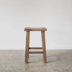 kursi mini bar minimalis kayu jati solid