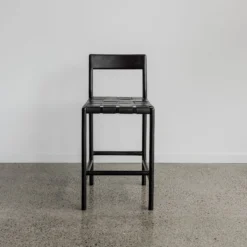 kursi bar minimalis modern scandinavian kayu jati solid