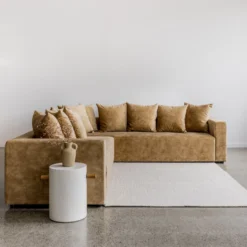 sofa l minimalis modern ruang tamu
