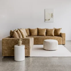 sofa l minimalis modern ruang tamu