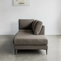 sofa l kaki besi minimalis modern
