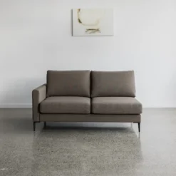 sofa l kaki besi minimalis modern