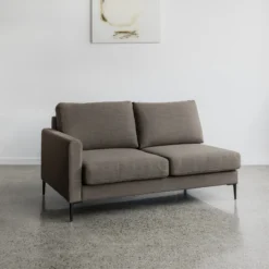 sofa l kaki besi minimalis modern