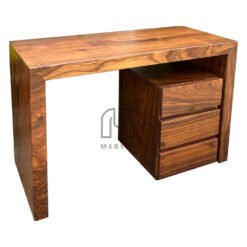 meja kerja minimalis kayu solid