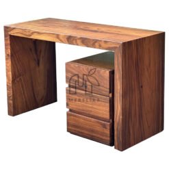 meja kerja minimalis kayu solid