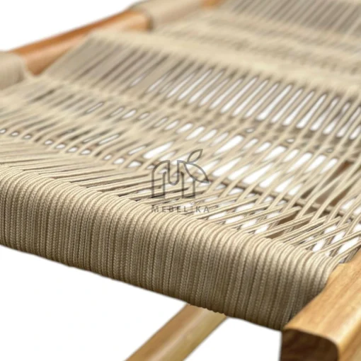 bangku kayu jati aesthetic minimalis modern