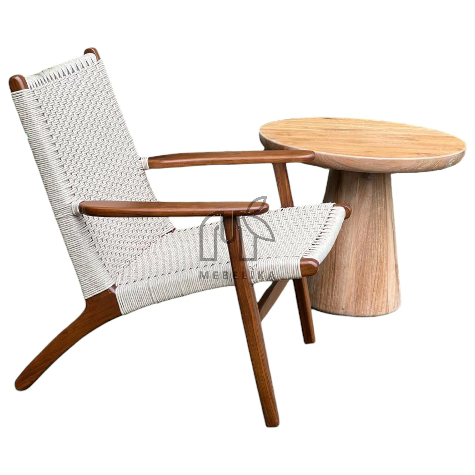 kursi santai rotan minimalis modern