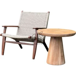 kursi santai rotan minimalis modern