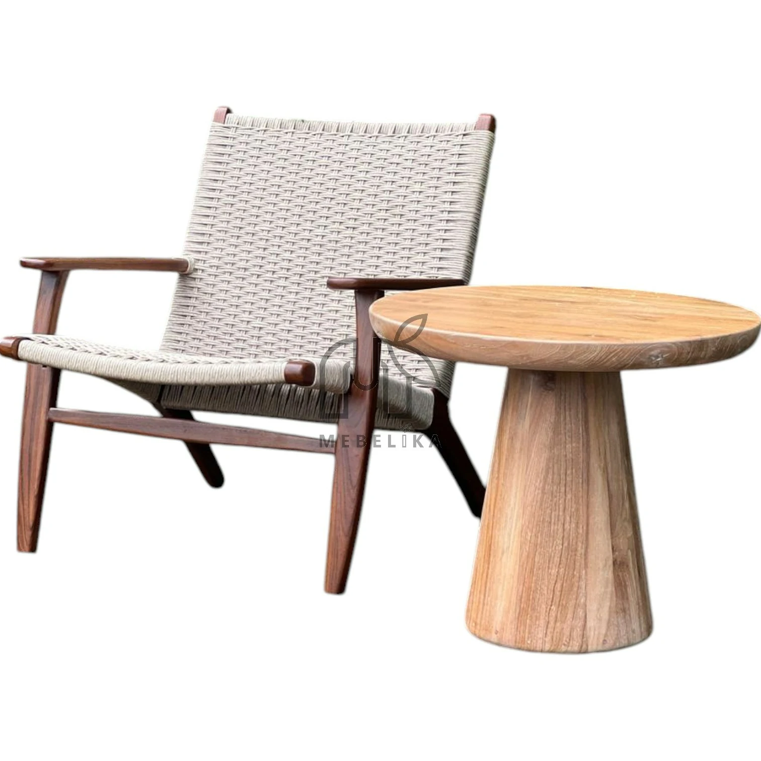 kursi santai rotan minimalis modern