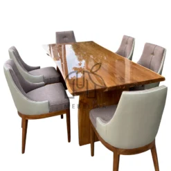 meja makan 6 kursi minimalis