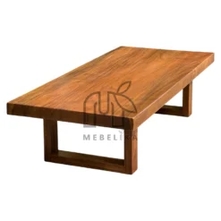 meja ruang tamu minimalis modern kayu solid